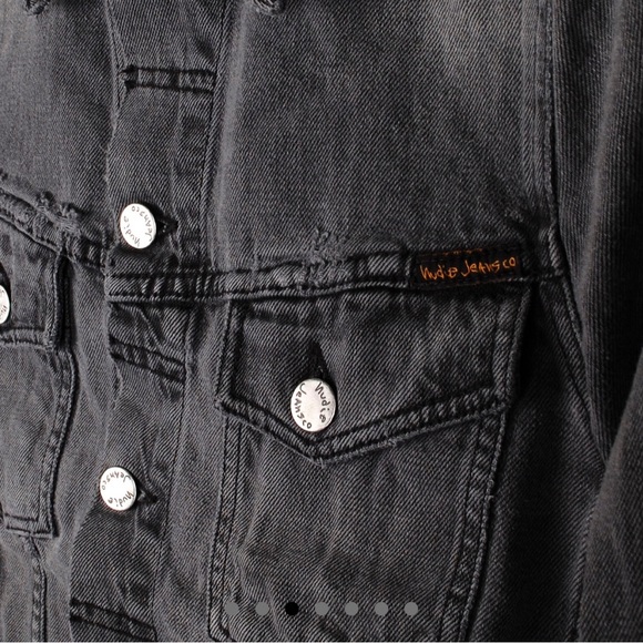 Mens Nudie Denim Jacket (Medium) new condition - Picture 4 of 5
